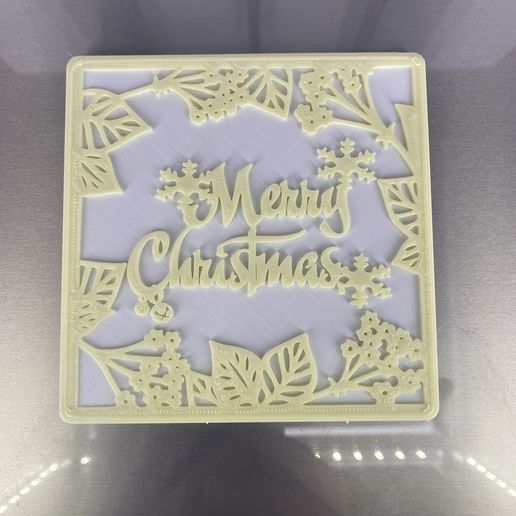 IMG_1812.jpg Download free STL file Christmas drinkcoaster • 3D printer template, RaimonLab