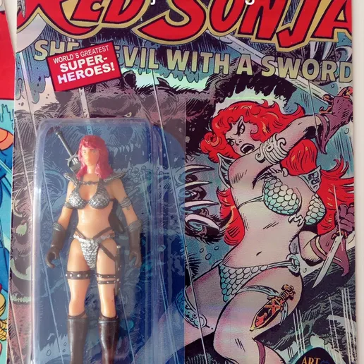 red sonja action figure