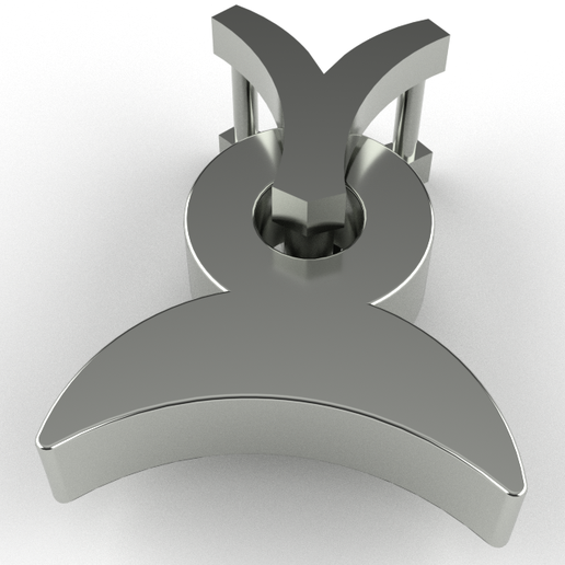 Platinum Alchemy Symbol Pendant