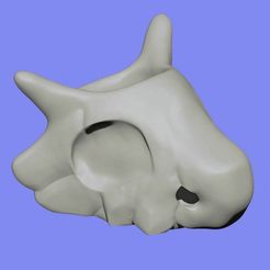 Cubone.jpg Datei STL Cubone Totenkopf Pflanzgefäß・Modell für 3D-Druck zum herunterladen