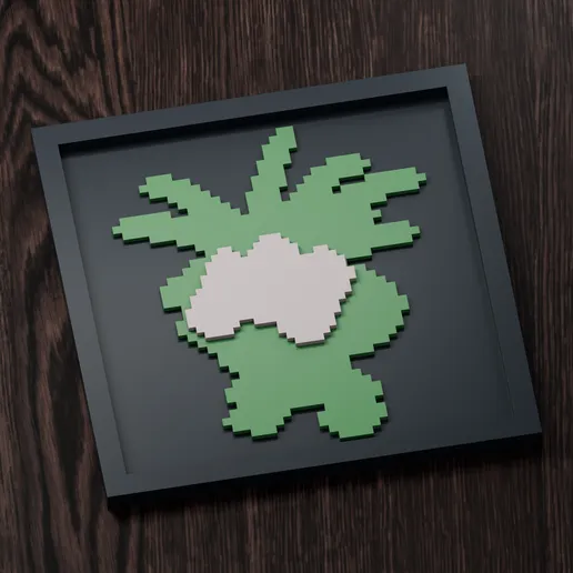 Exeggutor Line - Pokemon Silhouette Frame | Box sprite | STL