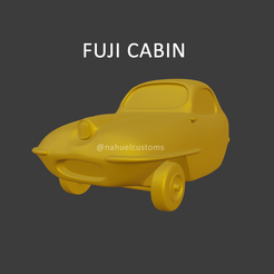fujicabin1.png Fichier STL Cabine Fuji - Microcar・Modèle imprimable en 3D à télécharger