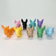 FlexiEeveelution02.jpg POKEMON - POKEMON FLEXI EEVEELUTION (EASY PRINT NO SUPPORT)