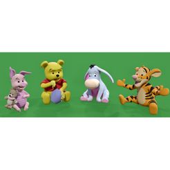 pooh-sq.jpg 3D file Pooh Babes STL・3D printable model to download