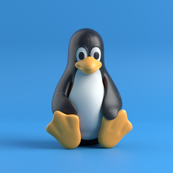 tux_solo.png STL file Tux・Design to download and 3D print, felipeer