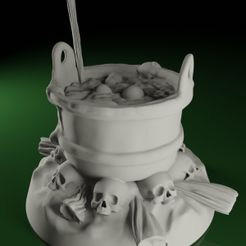 Cauldron01.jpg SWAMPS OF MORDHELL - Cauldron (Witches Cauldron / Pot)