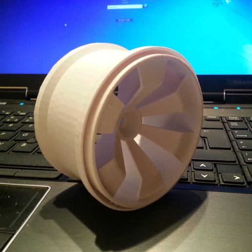 OpenRC 1:10 RC Truggy Rims - 3D model önizlemesi