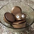 481278540_10232188763440796_4480858348795072878_n.jpg Peanut Butter Cup Clicker Fidget and Solid Keychain