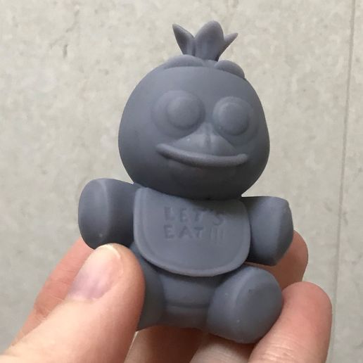 Mini Chica Plush 3D model