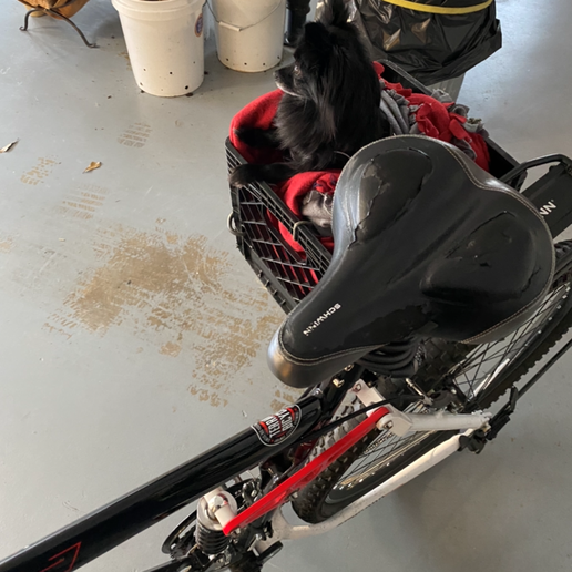 Milk Crate Holder for Bike Rack 3D model