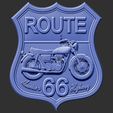 10.jpg route 66 motorcycle sign