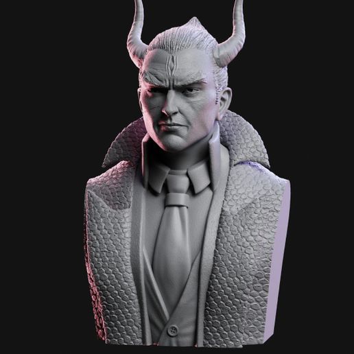 👤 Kazuya Mishima Tekken 8 Bust・ OBJ File for ・Cults