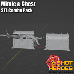 MIMIC-CHEST-STL-IMAGE.png Mimic & Matching Chest Minis - STL Files