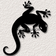 project_20240129_2122553-01.png gecko wall art lizard wall decor reptile decoration 2d animal