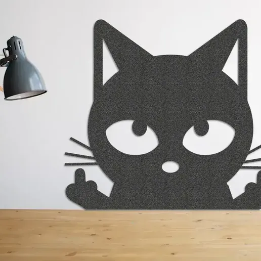Middle Finger Cat