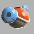 Squirtle-watering-can-v2.png Pokemon - Squirtle - Squirt Bottle - Zenigame Watering Can - ゼニガメじょうろ - 3D Model