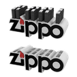 3.png 3D MULTICOLOR LOGO/SIGN - Zippo Lighters Holder (3 Variations)