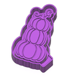 P628-1.png Stacked Pumpkins FRESHIE STL SILICONE MOLD HOUSING