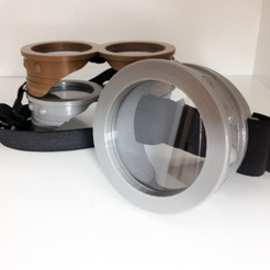 Capture d’écran 2017-02-28 à 09.51.54.png Free STL file Minions Goggle Monoeye・Template to download and 3D print