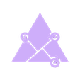 triangle2square.stl Triangle to square pendant