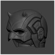 daredevil_mask_007.jpg Daredevil Mask 3D Printing - Daredevil Helmet Marvel Cosplay