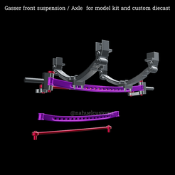 Nuevo-proyecto-2022-03-24T163235.347.png Fichier STL Suspension avant Gasser / Essieu pour maquettes et modèles réduits personnalisés・Objet imprimable en 3D à télécharger