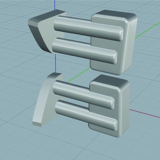 SUPERDUTY LONG MIRRORS 3D model