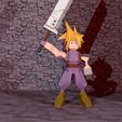 3.jpg Final Fantasy VII - Cloud Low Poly