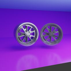 OUTLAW.jpg STL file PORSCHE OUTLAW WHEELS (15-16-17-18-19 INCH) 1/24TH MODEL・3D printable model to download