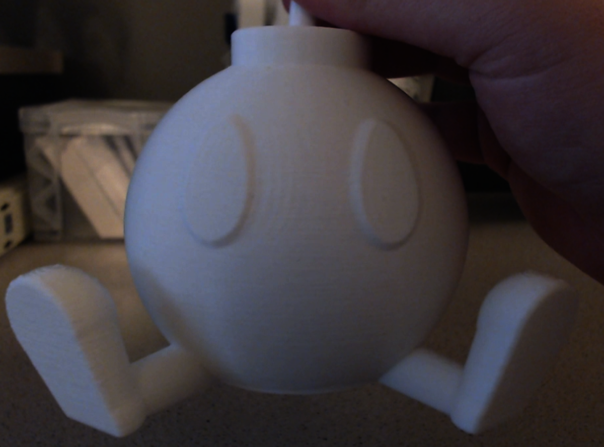 unpainted.png Download free STL file Easy to Print Bob-omb! • Design to 3D print, ChaosCoreTech