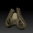Screenshot_8.png 3D file Lovecraft Tentacles Creature Holder・3D printable model to download, PaburoVIII
