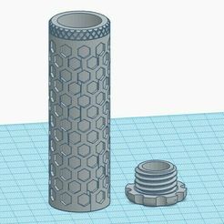 Screenshot-2021-03-27-162348.jpg STL file Hex Silencer・Template to download and 3D print