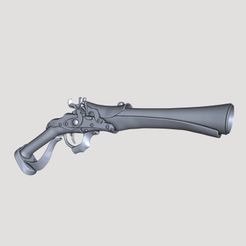 g1.jpg Fichier STL Bloodborne Hunter Pistol pour l'impression 3D et le Cosplay・Objet pour imprimante 3D à télécharger