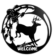 Näyttökuva-2022-01-06-185336.png Deer Welcome Sign Wall Decor