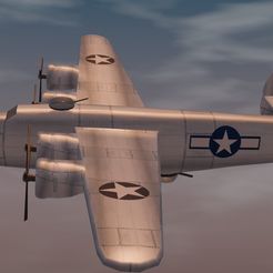 b24referenc.jpg Avion B24 Bombardero Libertador MODELO 3D