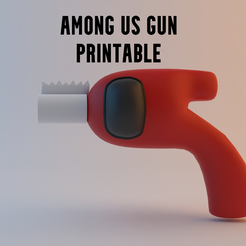 cover.png Fichier STL Among Us Gun / Pistolet・Plan à imprimer en 3D à télécharger