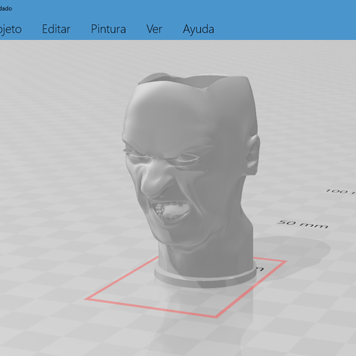 2020-10-05 (3).png Download STL file Haloween candleholder - horror face • Object to 3D print, javherre
