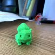 Low Poly Bulbasaur Keyring REMIX - suitable for small prints