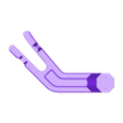 Carriage_Clamp_Arm.stl Sidewinder X1 and Genius Bed Side Cable Chain Relocation