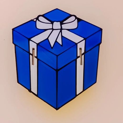 PRESENT BOX GIFT TAG 3D model