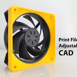 image2.webp Universal PC Fan Shroud with CAD [Parametric]