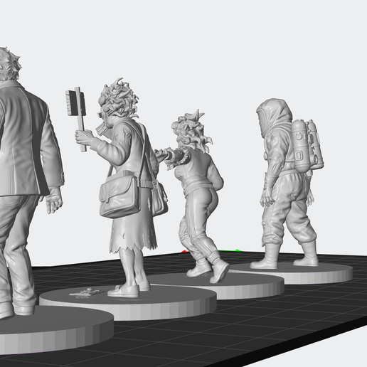 🧟 Custom Zombies for Zombie apocalypse game・ STL File for 3D printing・Cults
