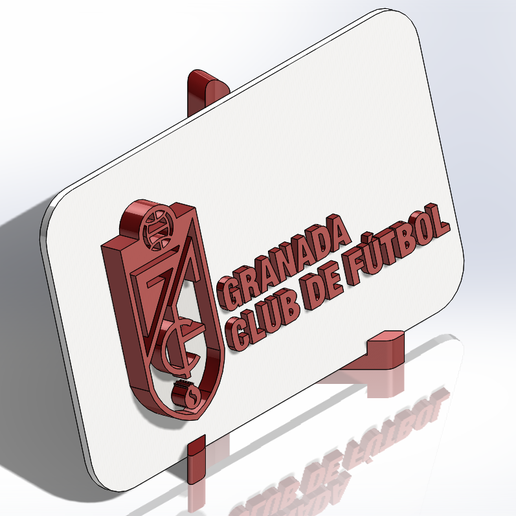 Granada CF shield plate - 3D model önizlemesi