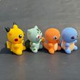 KP-2.jpeg Knitted Pokemons (Pikachu, Bulbasaur, Charmander, Squirtle)