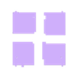mk3_214x214mm_bed_exploded_view.stl xyzprinting table for use of MK2B or MK3 heat beds and glass