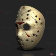 001e.jpg Jason Voorhees Mask - Friday 13th movie 2019 - Horror Halloween Mask 3D print model