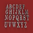 RENDER.jpg CENTURY font uppercase 3D letters STL file