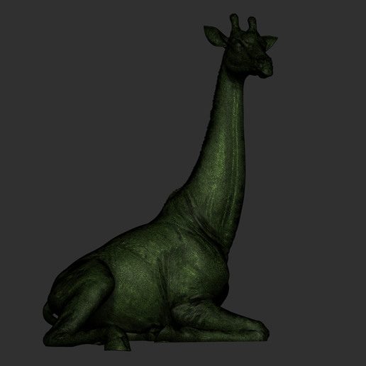 19.png Giraffe Pack Sculpture