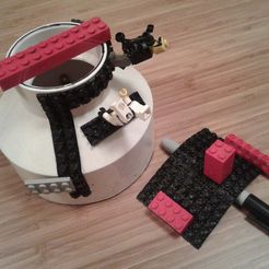 20170322_205527.jpg Fichier SCAD gratuit Le ruban Lego, un modèle paramétrique flexible non compatible avec les Lego・Design à télécharger et à imprimer en 3D