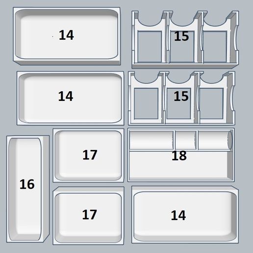 3-nr.jpg Catan - Organizer - Deux grandes extensions dans une seule boîte Modèle d'impression 3D